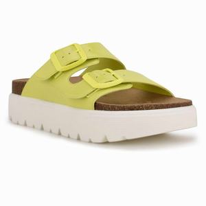 Nine West Simplee Platform Slippers Geel Nederland | RWV-645210